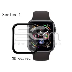 3D Gehard Glas Zwart Apple Watch Series 4 44mm | 5G-M
