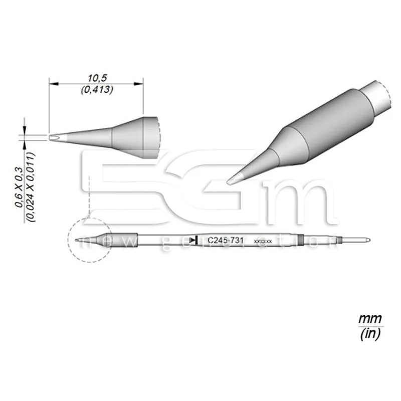 Spare Tip JBC Long Life C245-731