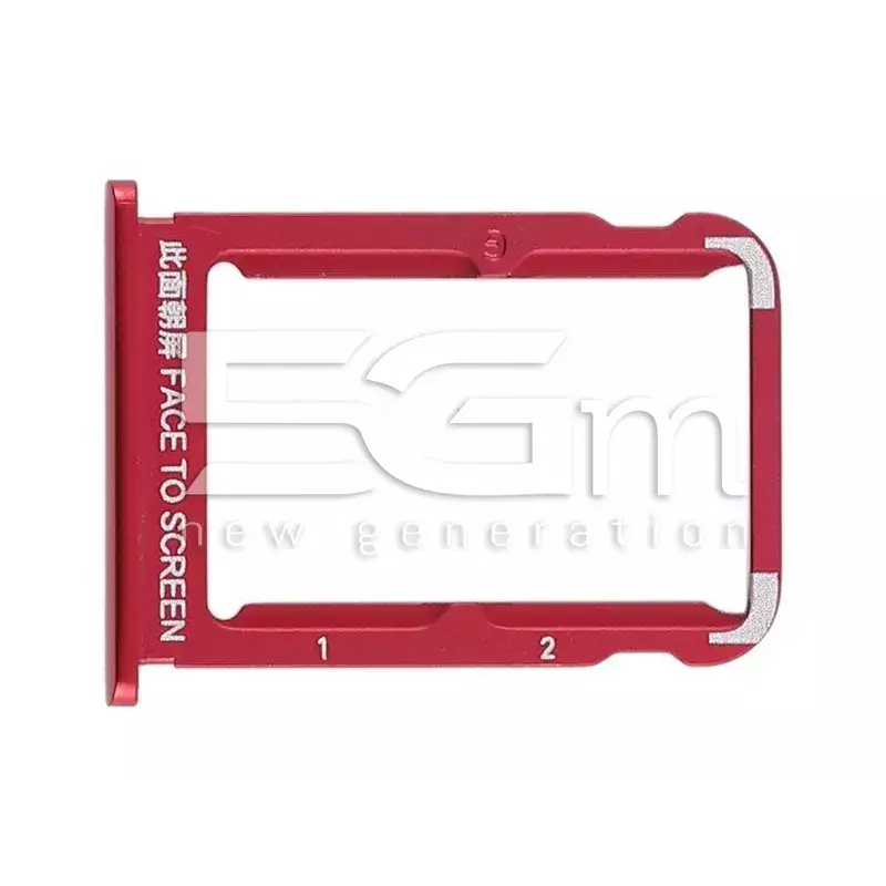 Sim Card Tray Red Xiaomi Mi8 SE