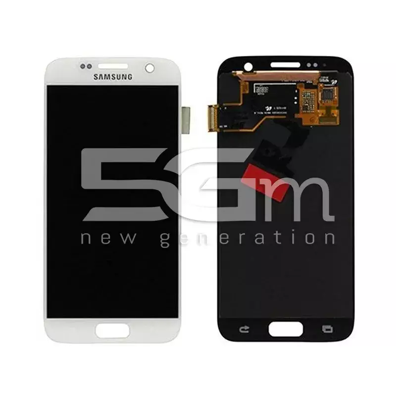 Samsung SM-G930 S7 White Touch Display