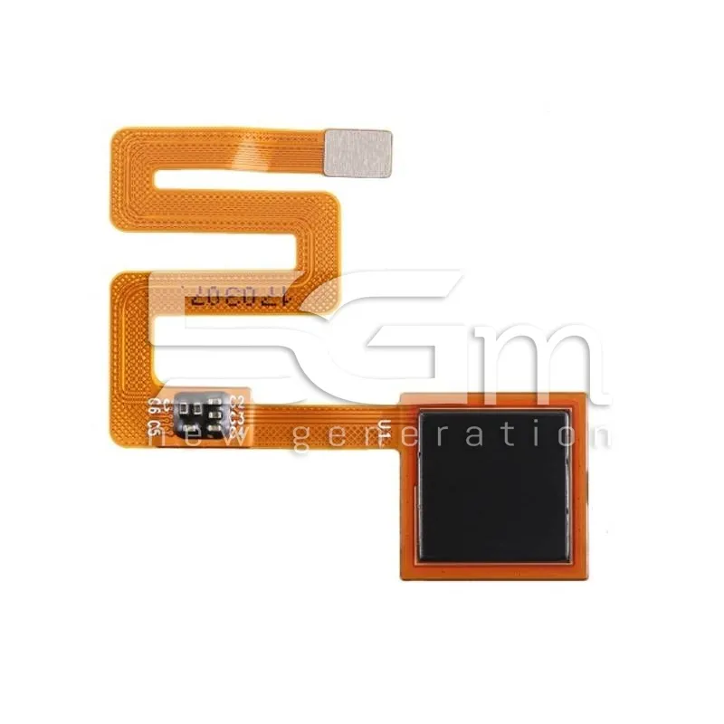 Senzor Amprentă Cablu Flex Negru Xiaomi Redmi Note 4 | 5G-M.com