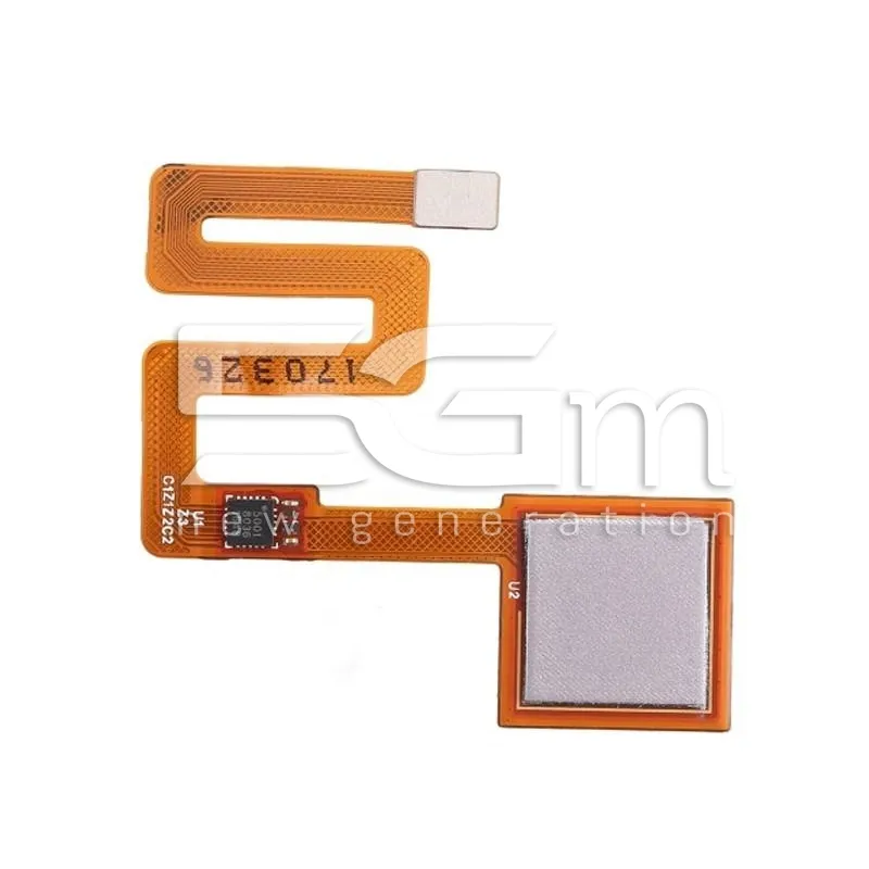 Fingerprint Sensor Silver Flat Cable Xiaomi Redmi Note 4 | Loja Online 5G-M
