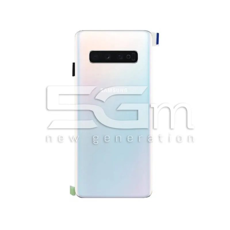 Cache Arrière Blanc Prisme Samsung SM-G973F S10 | Boutique en ligne 5G-M