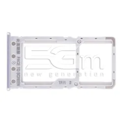 Support de carte SIM + Micro SD Argent Xiaomi Redmi 6 | 5G-M