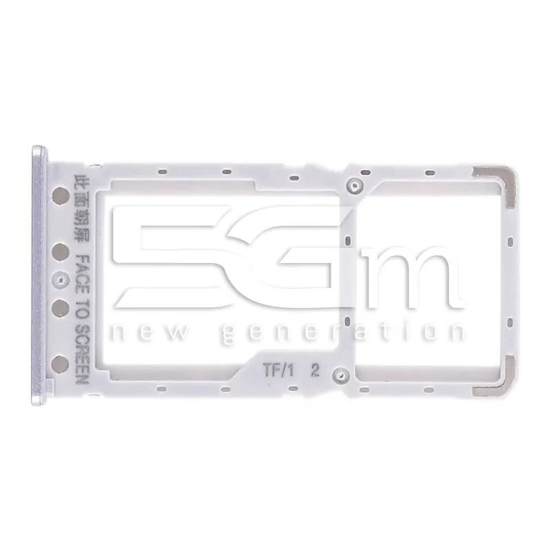 SIM-Karten-Schlitten + Micro SD Silber Xiaomi Redmi 6 | 5G-M.com