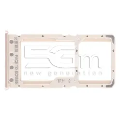Tiroir Carte SIM + Micro SD Or Xiaomi Redmi 6 | 5G-M