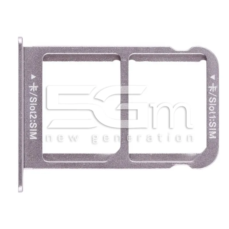 SIM-Karten-Tray + Micro-SD-Halter Silber Huawei Mate 9 Pro | 5G-M