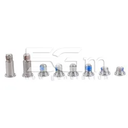 Kit de Vis Coque Inférieure Argent MacBook Retina 12 (A1534) | 5G-M