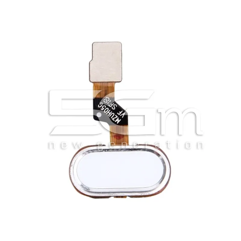 Senzor de Amprentă Cablu Flex Alb Meizu M3S | Magazin Online 5G-M
