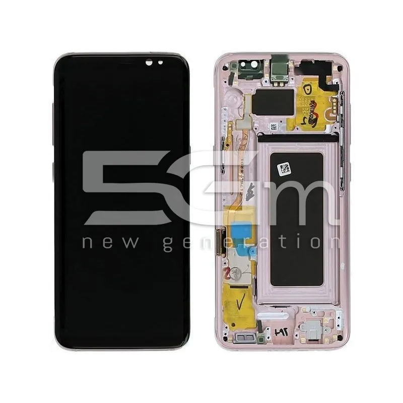 Ecran tactil + Ramă Pink Samsung SM-G950 S8 | Magazin Online 5G-M