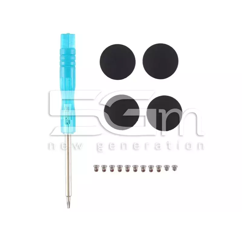 3 in 1/Set Bottom Rubber Cooling Mat + Screws + Screwdriver MacBook Pro Retina 15 (A1398)