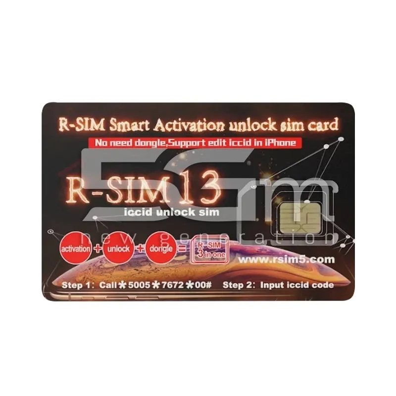 R-SIM 13 Carte SIM Déverrouillage & Activation Intelligente | 5G-M