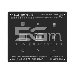 QianLi ToolPlus Pochoir Noir pour Module de Bande de Base iPhone 6S | 5G-M