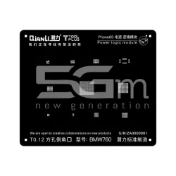 QianLi ToolPlus Pochoir 3D Noir iPhone 6S Module Logique Alim. | 5G-M