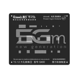 QianLi ToolPlus Pochoir Noir 3D iPhone 8 Module Logique d'Alimentation | 5G-M