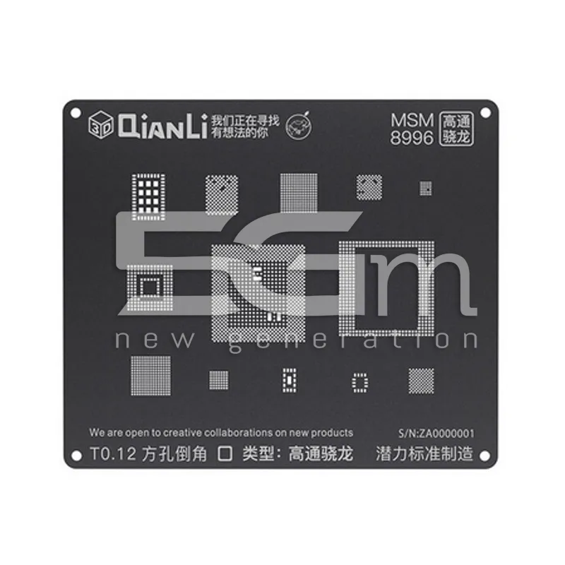 QianLi ToolPlus Black Stencil 3D MSM 8996 | 5G-M Online Store