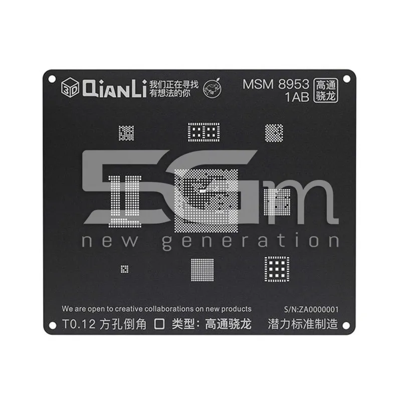 QianLi ToolPlus Black Stencil 3D MSM 8953 1AB | Store Online 5G-M