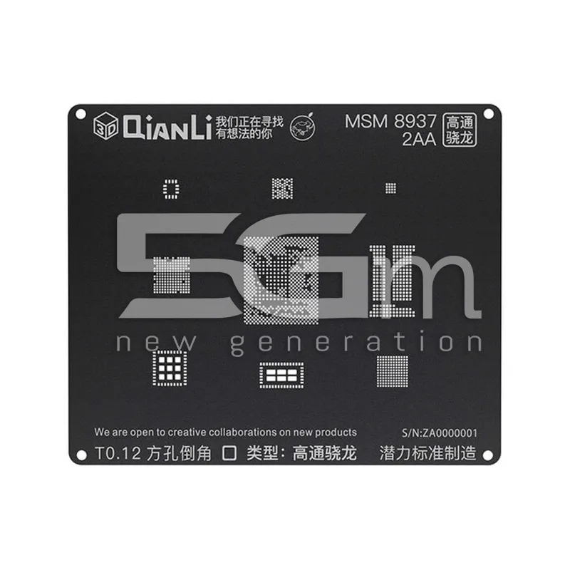 QianLi ToolPlus Black Stencil 3D MSM 8937 2AA | Store Online 5G-M