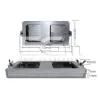 Aluminium Mould iPhone XS Max Positioning Glass + Assembly Frame | Loja Online 5G-M