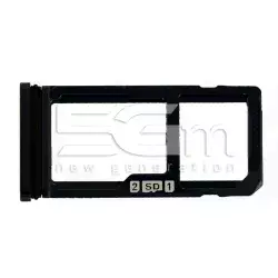 Supporto Sim Card + Micro SD Nero Nokia 8