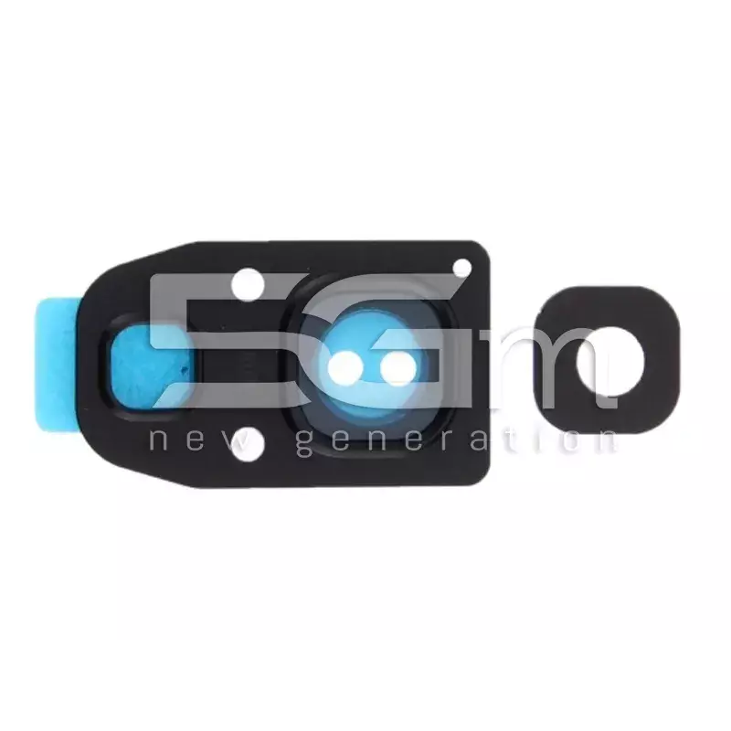 Vetrino Fotocamera + Frame Nero Samsung SM-A320F A3 2017