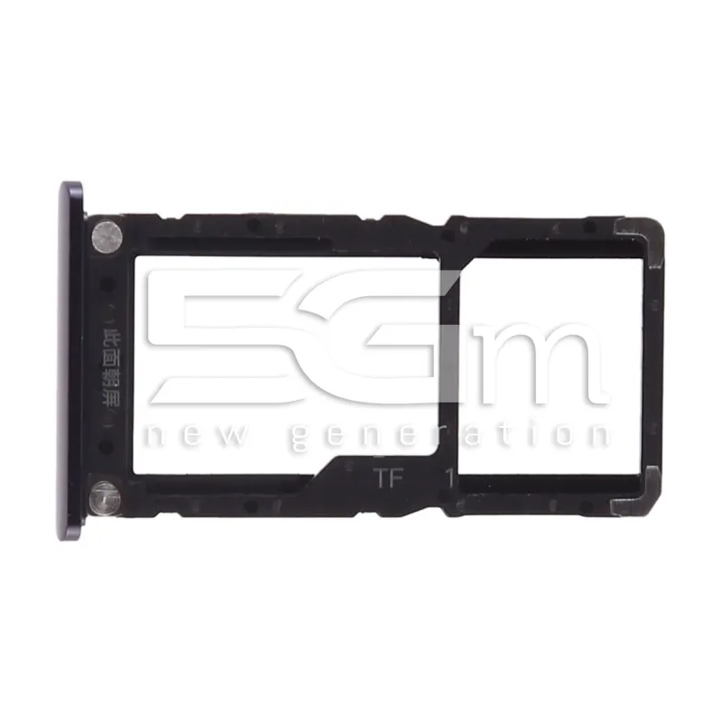 Support Carte SIM + Micro SD Noir Xiaomi Mi8 Lite | 5G-M