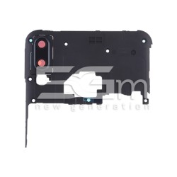 Modulo Antenna + Frame Fotocamera + Vetrino Nero Huawei Y9 2019