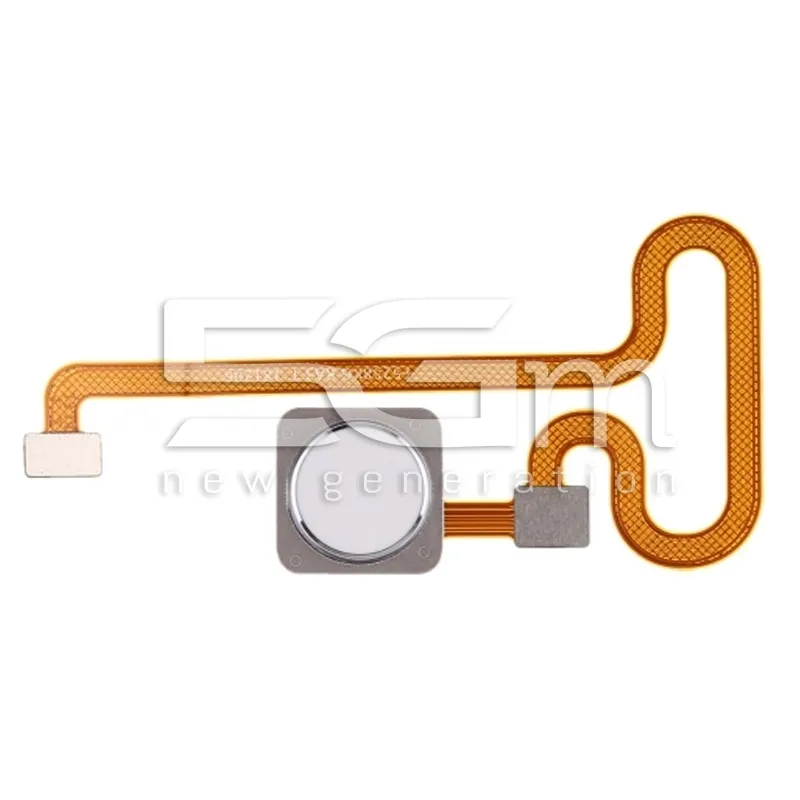Home Button Fingerprint White Flat Cable Xiaomi Mi Mix 2S | Loja Online 5G-M