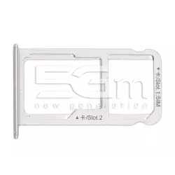 Supporto Sim Card + Micro SD Silver Huawei Nova