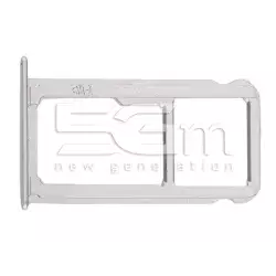 Supporto Sim Card + Micro SD Silver Huawei Nova