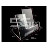 Suporte em acrílico para smartphone com porta-etiquetas | 5G-M