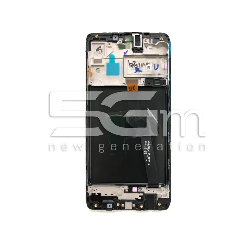 Display Touch Black + Frame Samsung SM-205 M20