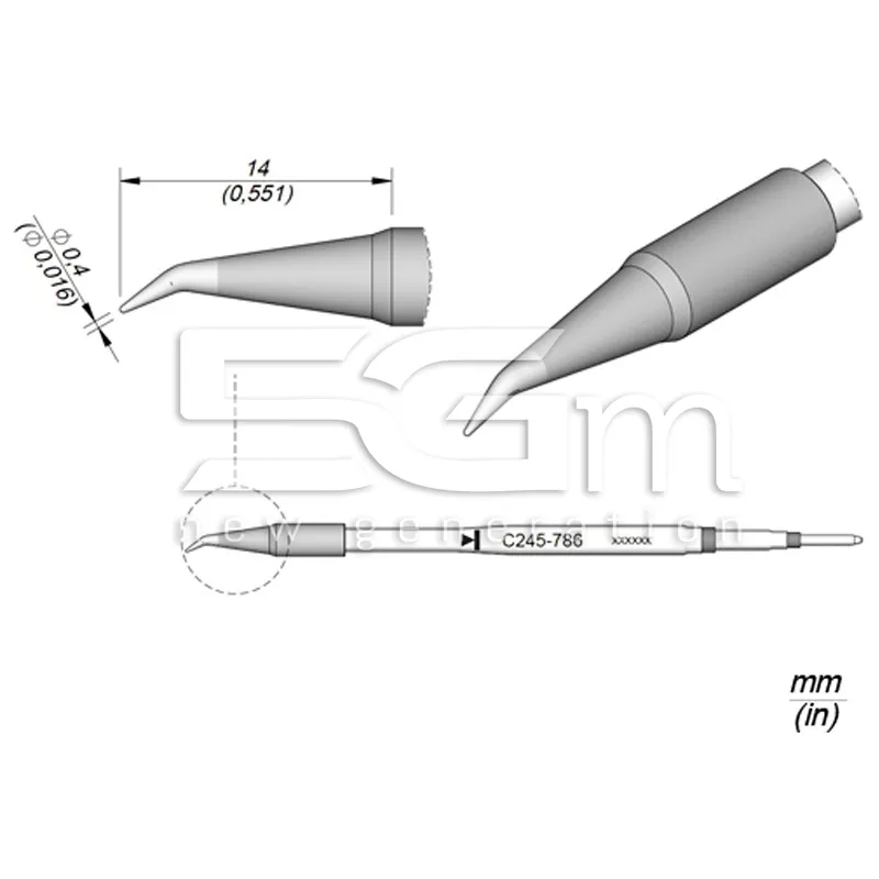 Spare Tip JBC Long Life C245-786 | Loja Online 5G-M