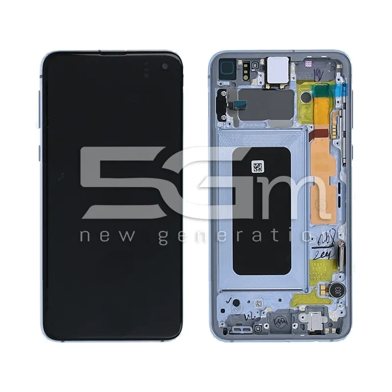 Display Touchscreen Prism Blau + Rahmen Samsung SM-G970F S10e | 5G-M