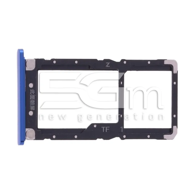 Tiroir Carte SIM + Micro SD Bleu Xiaomi Mi8 Lite | 5G-M.com