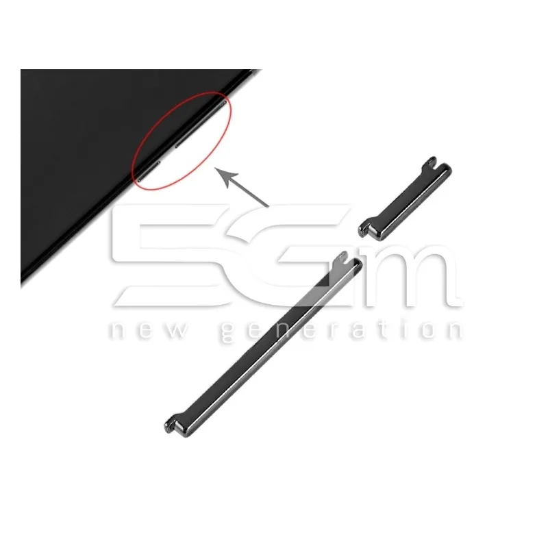 Boutons Externes Marche/Arrêt + Volume Noirs Xiaomi Mi 6 4G | Store Online 5G-M