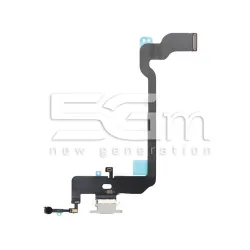 Connecteur de Charge Nappe Blanche iPhone XS | Boutique en ligne 5G-M