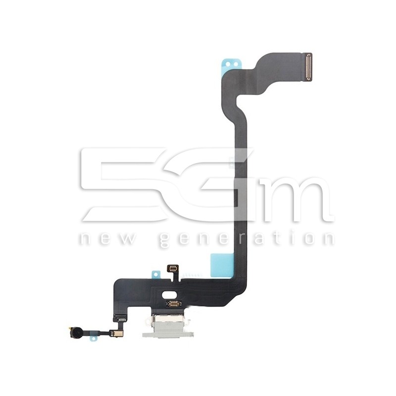 Connettore Di Ricarica Flat Cable Bianco iPhone XS