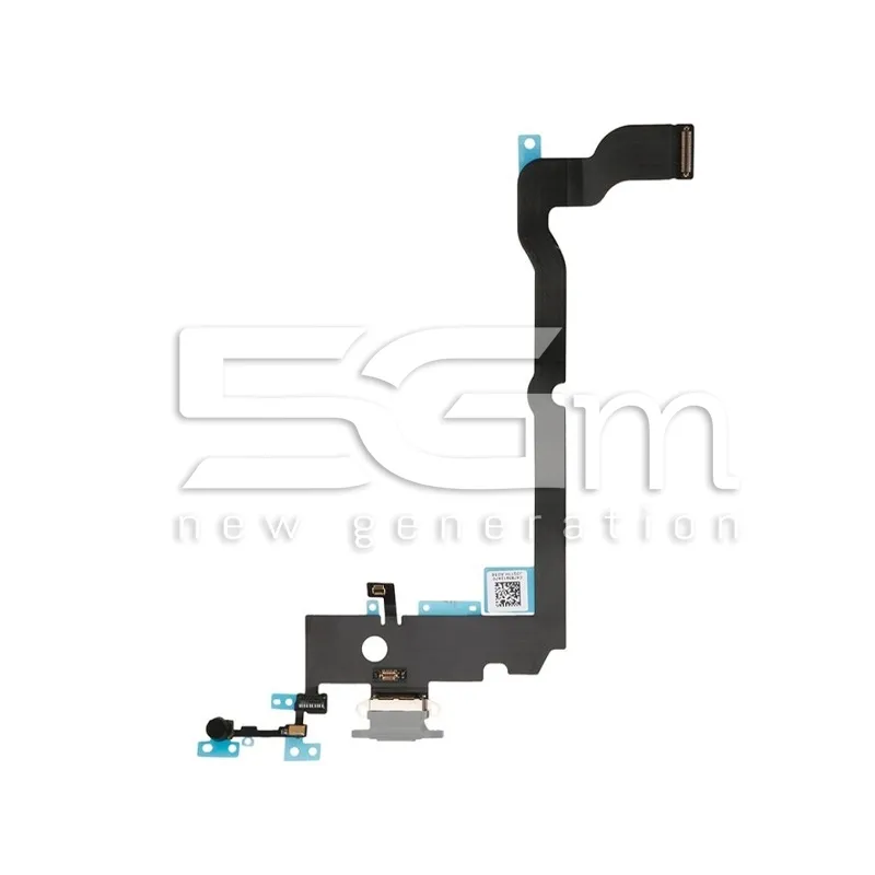 Connettore Di Ricarica Silver Flat Cable iPhone XS Max | Store Online 5G-M