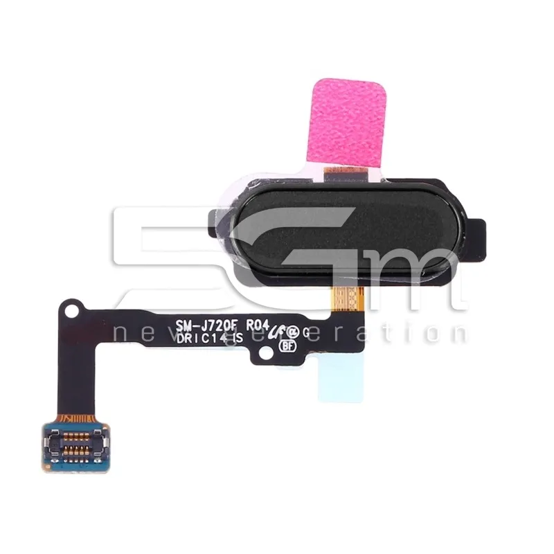 Home Button Black Flat Cable Samsung SM-J720 J7 Duo | 5G-M Online Store