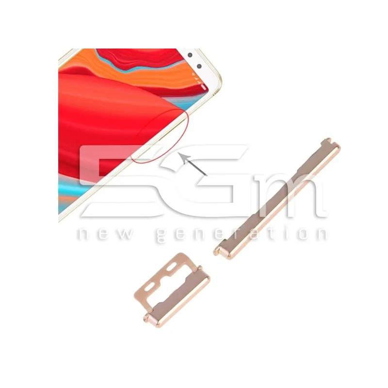 Tasti Esterni Accensione + Volume Gold Xiaomi Redmi S2 | Store Online 5G-M