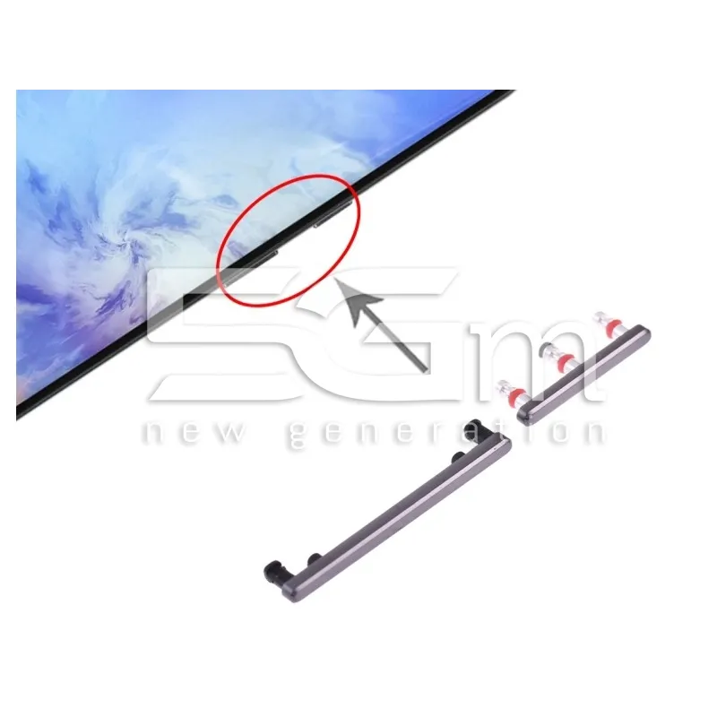 Tasti Esterni Accensione + Volume Grey OnePlus 7 Pro | Store Online 5G-M