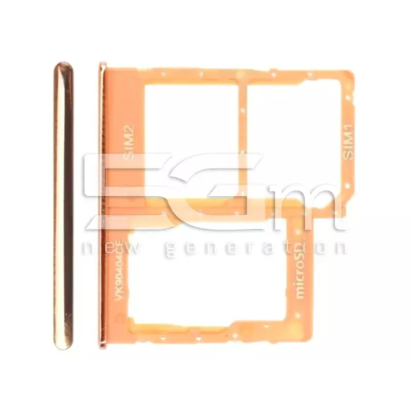 Sim Card + Micro SD Tray Coral Samsung SM-A405 A40