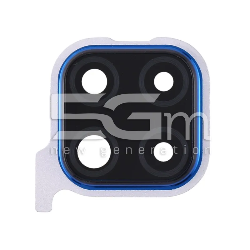 Verre Appareil Photo + Cadre Bleu Huawei Mate 30 Lite | 5G-M