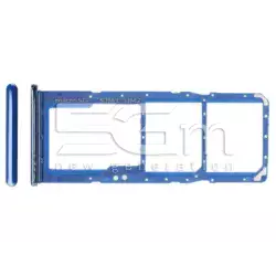 Sim Card Tray + Micro SD Blue Samsung SM-A705 A70