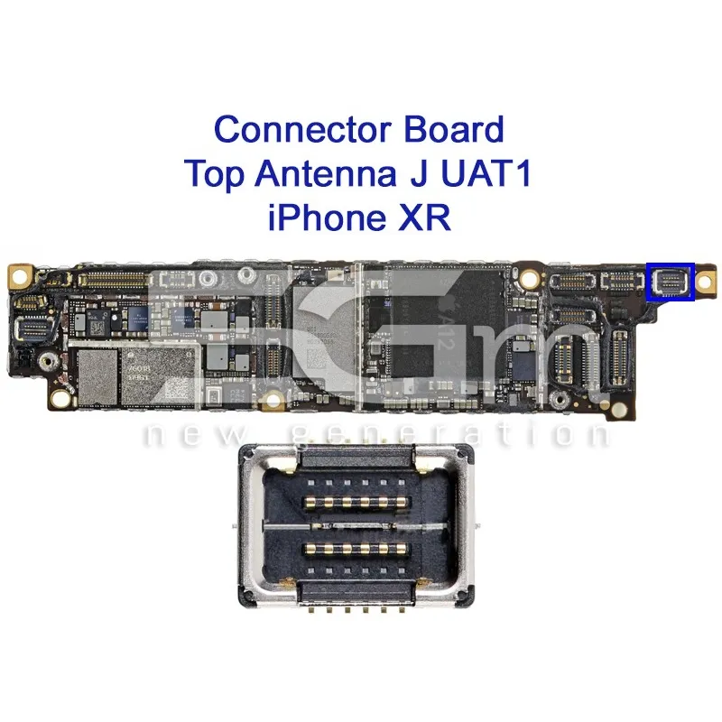 Connector Board 6 Pin Top Antenna J UAT1 iPhone XR | Loja Online 5G-M