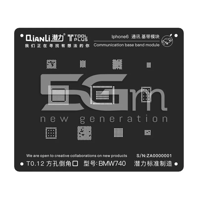 Qianli Tool Plus 3D BGA Reballing iPhone 6 BMW740 | Store Online 5G-M