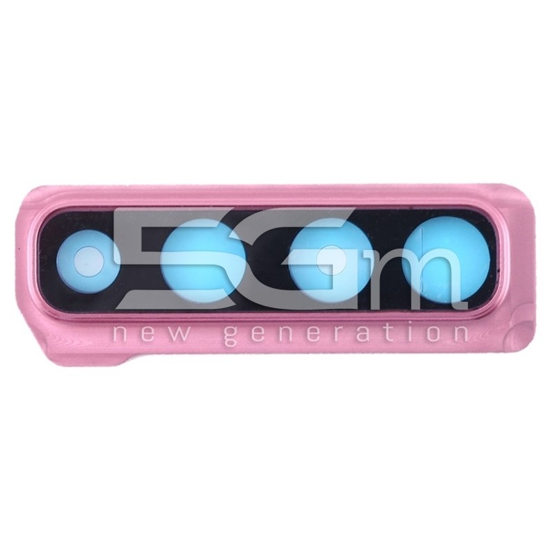 Frame Camera Pink + Lens Samsung SM-A920 A9