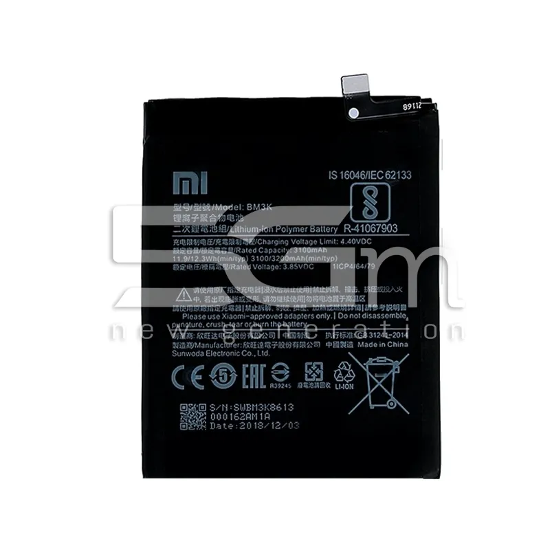 Batteria BM3K 3200mAh Xiaomi Mi Mix 3 No Logo | Store Online 5G-M