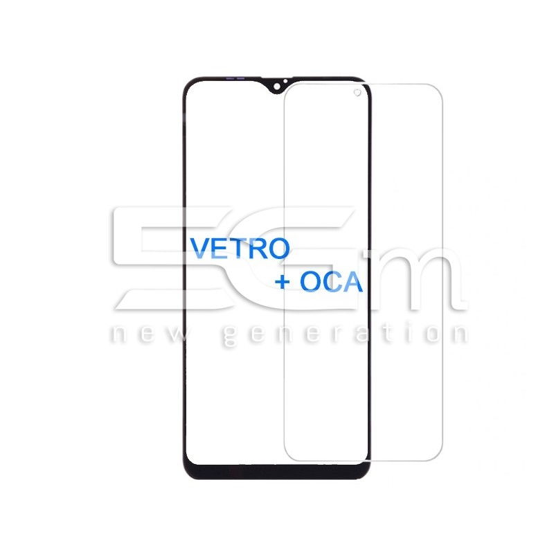 Vetro Nero Con Pellicola OCA Samsung SM-A405 A40